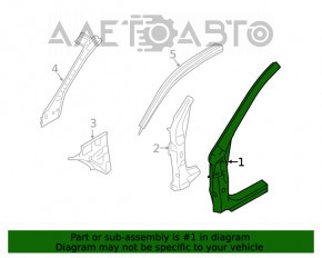 Bara de protecție față dreapta Subaru Outback 20-