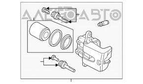 Suport spate stânga Chrysler 300 11-