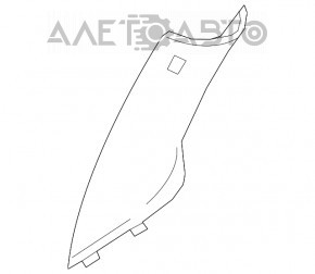 Capacul suportului frontal dreapta superioara BMW 7 G11 G12 16-22 bej