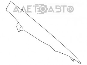 Capac spate stânga BMW 5 G30 17-20 negru