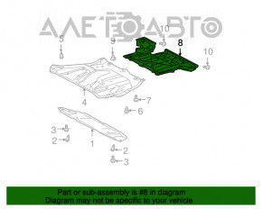 Protecția motorului spate pentru Lexus RX300 RX330 04-06