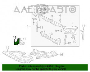 Protecția motorului stânga pentru Lexus IS200 IS300 99-05