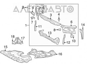 Protecția motorului stânga pentru Lexus IS200 IS300 99-05