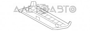 Capacul de stop al semnalului BMW 7 G11 G12 16-22 pe tavan, bej