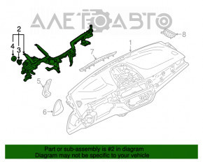 Tubul de subtorpilor pentru BMW 7 G11 G12 16-22