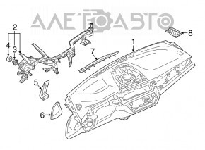 Tubul de subtorpilor pentru BMW 7 G11 G12 16-22