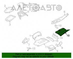 Capacul panoului frontal al spatiului pentru picioare al pasagerului BMW 7 G11 G12 16-22