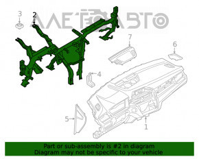 Tubul de subtorpilor pentru BMW X1 F48 16-22 fără proiecție