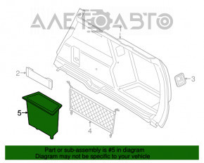 Карман багажника левый BMW X1 F48 16-22 царапины