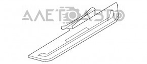 Накладка порога внешн передняя левая BMW 7 G11 G12 16-19 хром