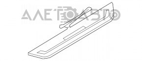 Накладка порога внешн передняя левая BMW 7 G11 G12 16-22 хром с подсветкой