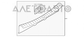 Накладка проема багажника BMW 5 G30 17-23