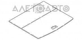 Пол багажника BMW X1 F48 16-22 черный