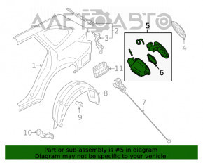 Capacul rezervorului de combustibil al Subaru Outback 20-