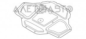 Изоляция капота центр BMW 7 G11 G12 16-19 большая