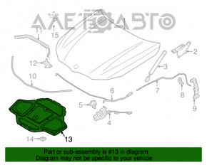 Izolarea capotei BMW 5 G30 17-23