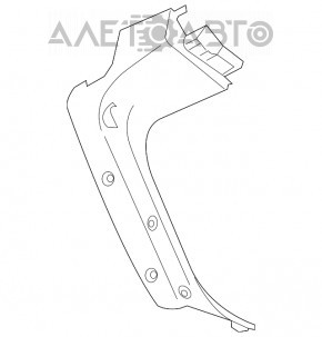 Capacul portbagajului dreapta BMW X3 G01 18-21 bej