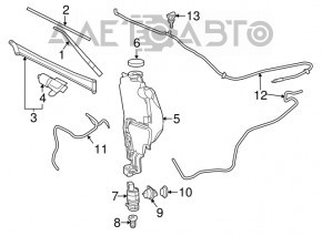 Senzorul de nivel al lichidului din rezervorul de spălare al parbrizului Dodge Durango 11-