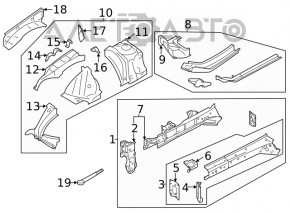 Partea din față stânga a Subaru Outback 20-