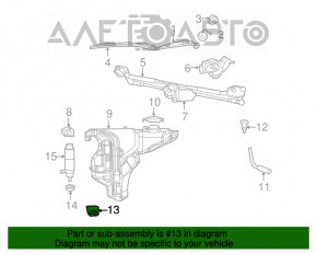 Senzorul de nivel al lichidului din rezervorul de spălare al parbrizului Dodge Challenger 09-