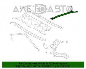 Bara de protecție față stânga pentru farul din față BMW 7 G11 G12 16-19