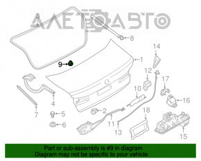 Difuzorul de avertizare a ușii portbagajului pentru BMW X3 G01 18-21