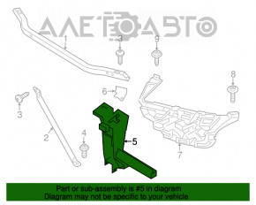 Ocular far stânga pentru faruri BMW X3 F25 11-17, nou, original OEM