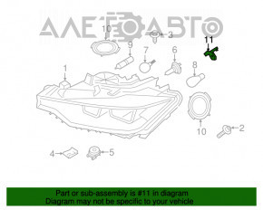 Suport far stânga superior BMW 3 F30 12-18 nou OEM original