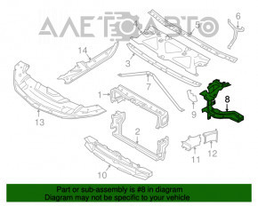 Suport far stânga BMW 7 G11 G12 16-22