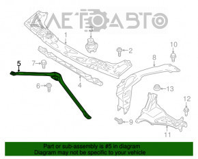 Suport TV în formă de V pentru BMW X1 F48 16-22, nou, original OEM