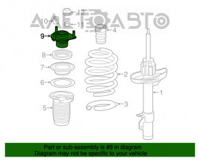 Suport amortizor față dreapta Acura MDX 14-20