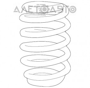 Arcul elicoidal frontal stânga Chrysler 300 11- AWD