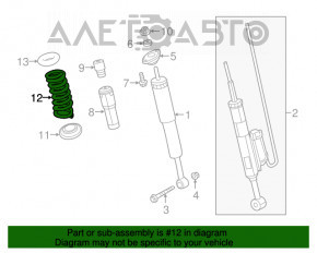 Arc spate dreapta Dodge Charger 11- awd