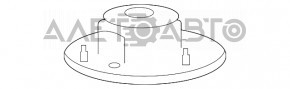 Suport amortizor fata dreapta Dodge Journey 11 - nou original OEM