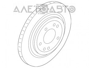 Disc frana fata dreapta Kia Forte 4d 14-18 280mm nou original OEM