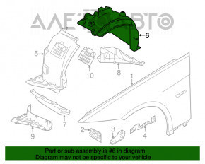 Bara de protecție față stânga spate BMW 335i e92 07-13