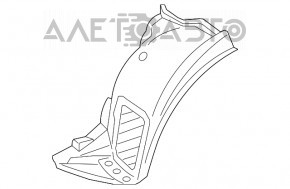 Bara de protecție față stânga, partea din față a BMW X3 F25 11-17, nouă, originală OEM