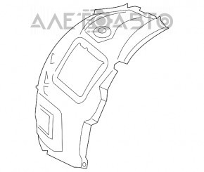 Bara de protecție față dreapta, partea din față a BMW 3 F30 12-18, nou, original OEM.