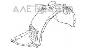 Bara de protecție față dreapta BMW X1 F48 16-22, nouă, originală OEM