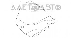 Grila stergatoarelor din plastic stanga BMW 7 G11 G12 16-22