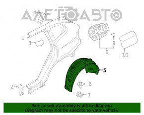 Aripa spate stânga BMW X3 G01 18-21