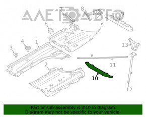 Protecția rezonatorului BMW X3 G01 18-21