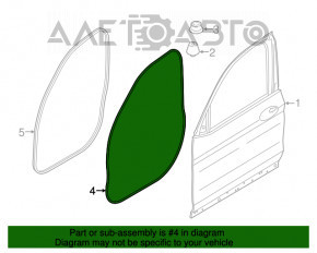 Garnitura ușii față stânga BMW X3 G01 18-21