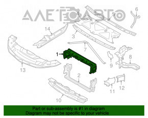 Grila radiatorului superioara BMW 7 G11 G12 16-19 B58