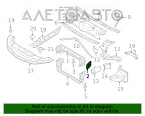 Крышка воздухоприемника BMW 7 G11 G12 16-22 B58