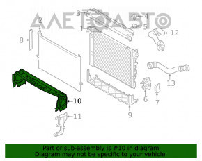 Grila radiatorului superioara BMW 5 G30 17-21