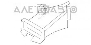 Conducta aer racire frana stanga fata BMW 5 G30 17-23 nou original OEM