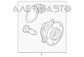 Butuc roată față dreapta Kia Sorento 16-20 AWD nou OEM original