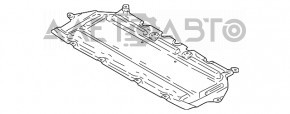 Protecție pentru bara frontală BMW 7 G11 G12 16-22 nou, neoriginal.