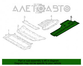 Protecția podelei dreapta pentru BMW 7 G12 16-22